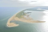 Aerial view of Scolt Head Island North Norfolk coast